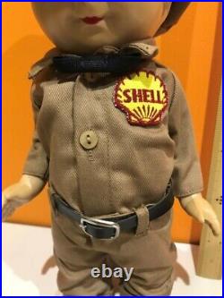 Buddy Lee Shell Doll Vintage Badge Rare Error Time-related Deterioration JAPAN