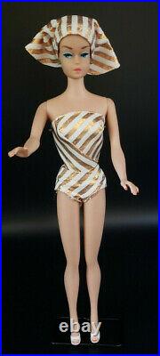 COMPLETE Vintage 1963 Fashion Queen Barbie with Wigs Original Outfit Japan