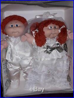 Cabbage Patch Kids Doll Vintage HTF Tsukuda Japan Wedding Bride and Groom MIB