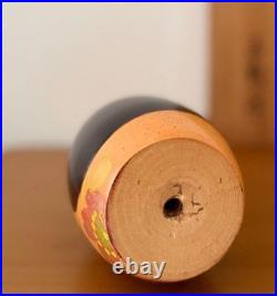 Chie Tamura Kokeshi 14.5cm Vintage Handcrafted Cherry Blossom Doll Rare