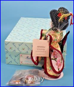 Collectible Japanese Doll by Madame Alexander #28545 with Stand, Box