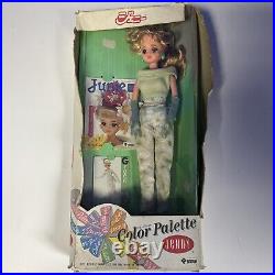 Color palette Jenny Green Japanese Doll made in japan Rough Box Rare