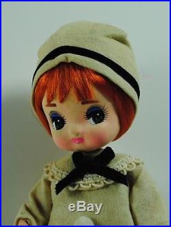 Dakin Dream Doll Big Eyes All Original Rare Made In Japan Original Tag Vintage