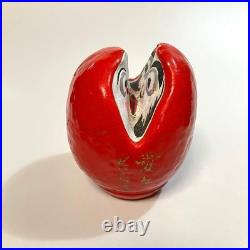 Daruma Doll Aiai Daruma Japanese Folk Art Rare Vintage Betsuho Onsen