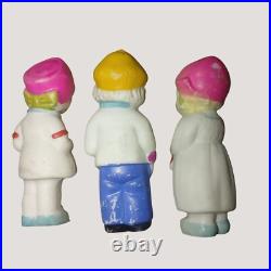 Dolls Figurines Japanese Penny Bisque Original Box 1930 Vintage Hand painted