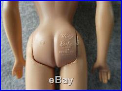 Early Vintage Barbie Blonde Swirl Ponytail Barbie Doll in OSS VGC