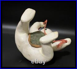 Edo Antique Gosho Doll Sumo Gyoji(Sumo referee) Gofun Ningyo
