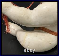 Edo Antique Gosho Doll Sumo Gyoji(Sumo referee) Gofun Ningyo