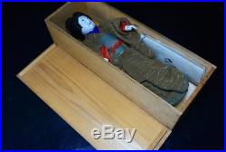 Edo Japan Doll Kyoto Girl 35cm Rare Vintage Box'Mitsuore Ningyo' 1850-1899