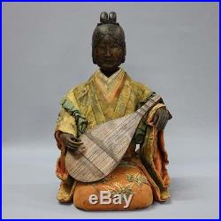 Edo costume doll Shichifukujin Saga doll Kamo antique vintage 1800s JAPAN
