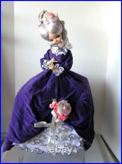 Elegant 1960s Bradley Doll Big Eyed Pose Doll Marie Antoinette 22 Made in Japan