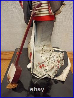 Geisha Japanese Doll Vintage Kimono Ningyo Hakata Maiko Girl Traditional