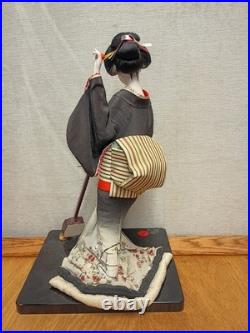 Geisha Japanese Doll Vintage Kimono Ningyo Hakata Maiko Girl Traditional