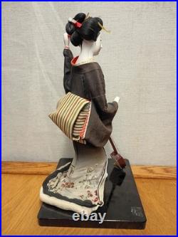 Geisha Japanese Doll Vintage Kimono Ningyo Hakata Maiko Girl Traditional