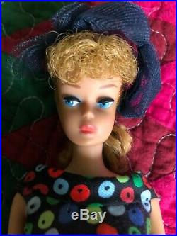 Gorgeous #6 Ashe Blonde Vintage Braided Ponytail Barbie NM ALL/ORIG! STUNNING