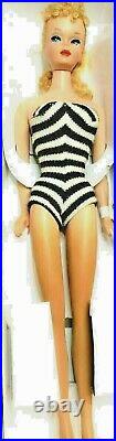 Gorgeous Vintage #4 Blond Ponytail Barbie n Repro Box withAcessA VINTAGE BEAUTY