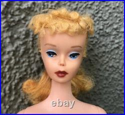 Gorgeous Vintage #4 Blonde Ponytail Barbie! BEAUTIFUL DOLL