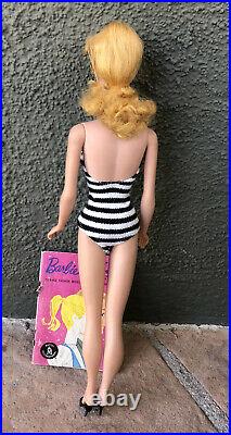 Gorgeous Vintage #4 Blonde Ponytail Barbie! BEAUTIFUL DOLL