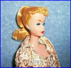 Gorgeous Vintage #4 Blonde Ponytail Barbie! BREATHTAKING DOLL