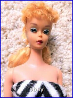 Gorgeous Vintage #4 Blonde Ponytail Barbie! VINTAGE BEAUTY