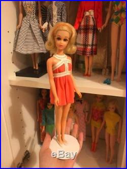 Gorgeous Vintage Barbie No Bangs Francie blonde doll 1971 Mattel Japan EXC