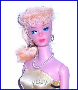 HTF Vintage 1962 Lemon Blonde Ponytail Barbie Model 850 Japan Mint