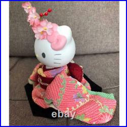 Hello kitty japan kimono plush doll rare vintage new year doll