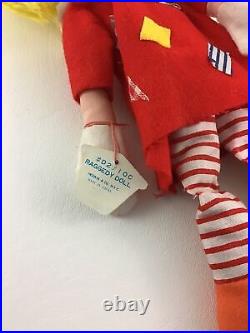 Holiday Fair #D2 Raggedy 14 Doll Wall Hanger Hedaya & Co Vintage Japan w TAGS