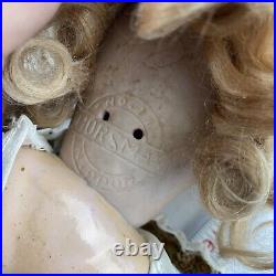 Horseman Nippon Antique Vintage Doll Bisque Head Composition Body Teeth 22