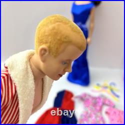 Huge Lot Vintage 1960s Mattel Barbie & Ken Doll + Tons of Clothing Accessories