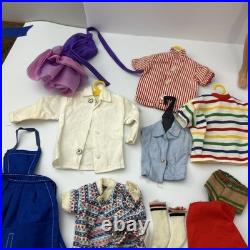 Huge Lot Vintage 1960s Mattel Barbie & Ken Doll + Tons of Clothing Accessories