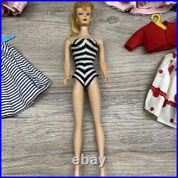 Huge Vintage Barbie Ken Lot 1960s #6 With Closet Clothes Pamphlets Accessories