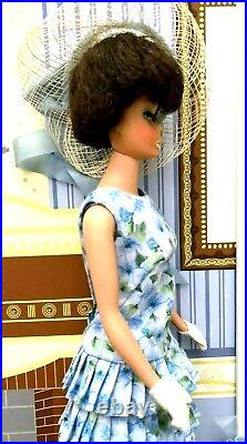 Incredible Vintage Brunette Bubblecut Barbie withMarked Brunette Orig Japan Box