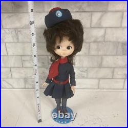 JAL Cabin Attendant Japan Airlines Soft Vinyl Doll Vintage