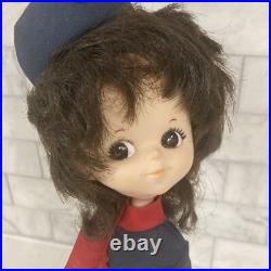 JAL Cabin Attendant Japan Airlines Soft Vinyl Doll Vintage