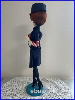 JAL Stewardess Showa Retro Doll