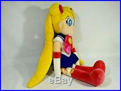 JUMBO Sailor Moon S Usagi Plush Doll Bandai Japan Vintage 22 TAG Great Cond