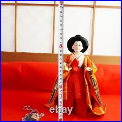 Japan Hina doll Hinamatsuri Kimono Three court ladies Set No Box vintage