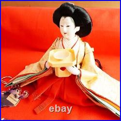 Japan Hina doll Hinamatsuri Kimono Three court ladies Set No Box vintage