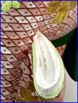 Japan vintage hakata doll pottery elegant woman kimono interior display