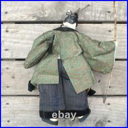 Japanese Antique Edo Period Takeda Doll With Spear-Held Warrior Ichimatsu Japanese Antique Edo Period Takeda Doll With Spear-Held Warrior Ichimatsu