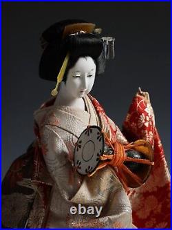 Japanese Beautiful Vintage GEISHA Doll -The Hand Percussion- Classic Style Japanese Beautiful Vintage GEISHA Doll -The Hand Percussion- Classic Style