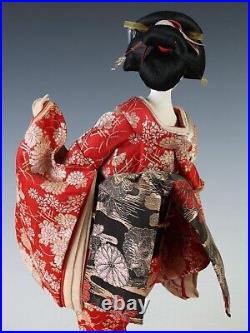 Japanese Beautiful Vintage GEISHA Doll -The Hand Percussion- Classic Style Japanese Beautiful Vintage GEISHA Doll -The Hand Percussion- Classic Style