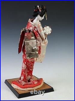 Japanese Beautiful Vintage GEISHA Doll -The Hand Percussion- Classic Style Japanese Beautiful Vintage GEISHA Doll -The Hand Percussion- Classic Style