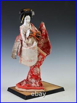 Japanese Beautiful Vintage GEISHA Doll -The Hand Percussion- Classic Style Japanese Beautiful Vintage GEISHA Doll -The Hand Percussion- Classic Style