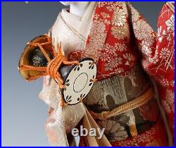Japanese Beautiful Vintage GEISHA Doll -The Hand Percussion- Classic Style Japanese Beautiful Vintage GEISHA Doll -The Hand Percussion- Classic Style