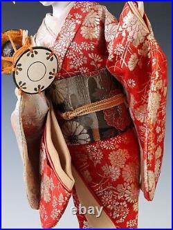 Japanese Beautiful Vintage GEISHA Doll -The Hand Percussion- Classic Style Japanese Beautiful Vintage GEISHA Doll -The Hand Percussion- Classic Style