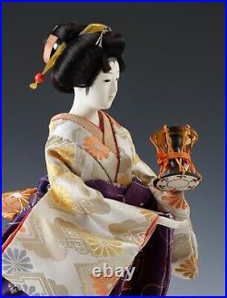 Japanese Beautiful Vintage Geisha Doll -Classic Sakurayama Style Product