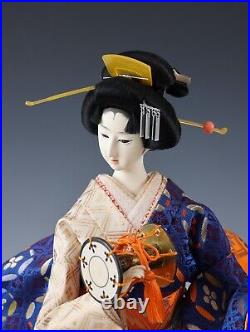 Japanese Beautiful Vintage Geisha Doll -Traditional Percussion Style