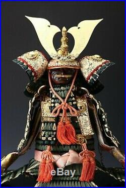 Japanese Beautiful Vintage Samurai Figure Doll -Yoshitoku Product